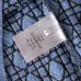 Dior Check Jacquard Wool Knit Short Sleeve Polo Shirt, Blue #A69053