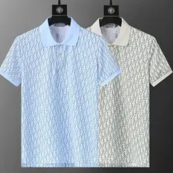 Dior T-shirts Polo for men printed full #B46578