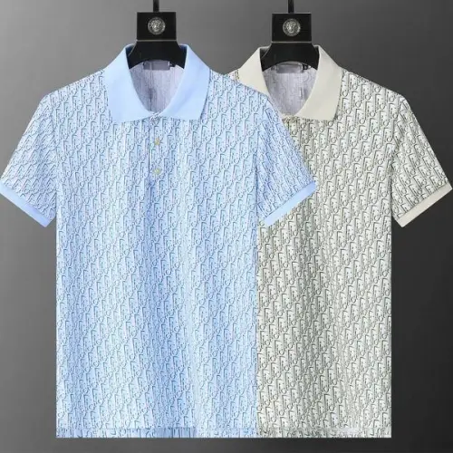 Dior T-shirts Polo for men printed full #B46578