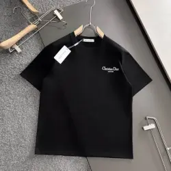 Dior T-shirts for men Black/White #B46860