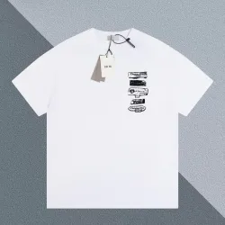 Dior T-shirts for men Black/White #B49254