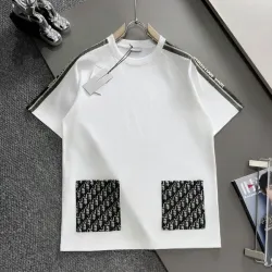 Dior T-shirts for men Black/White #B49678