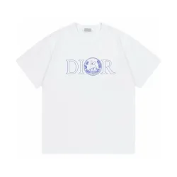 Dior T-shirts for men Black/White #B49679