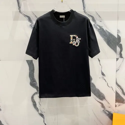 Dior T-shirts for men Black/White #B49918