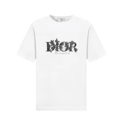 Dior T-shirts for men Black/White #B50775