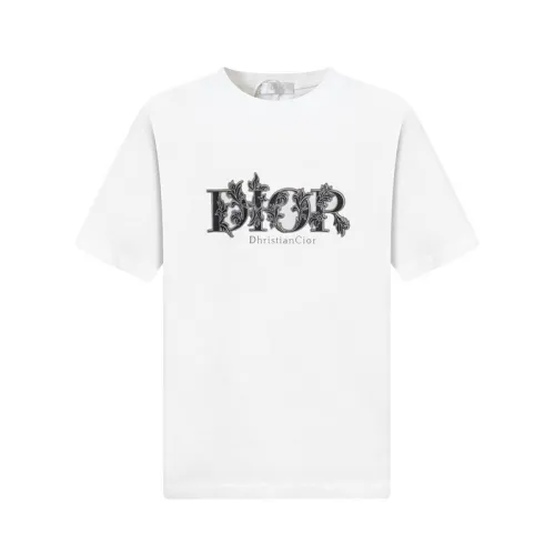 Dior T-shirts for men Black/White #B50775