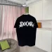 Dior T-shirts for men Black/White/Blue #B50156
