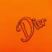 Dior T-shirts for men Black/White/Orange #B46857