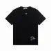 Dior T-shirts for men Black/White/Orange #B46857