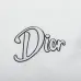 Dior T-shirts for men Black/White/Orange #B46857