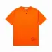 Dior T-shirts for men Black/White/Orange #B46857