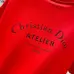 Dior T-shirts for men Black/White/Red #B46881