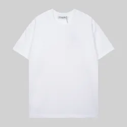 Dior T-shirts for men Black/White/Yellow #B50328