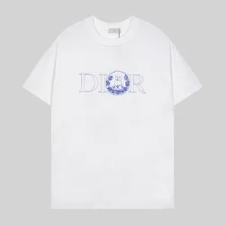 Dior T-shirts for men Blue/Black/White #B50101