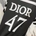 Dior T-shirts for men stripe Black/White #B46874
