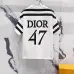 Dior T-shirts for men stripe Black/White #B46874
