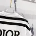 Dior T-shirts for men stripe Black/White #B46874