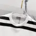 Dior T-shirts for men stripe Black/White #B46874