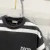 Dior T-shirts for men stripe Black/White #B46874