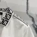 Fendi T-shirts Polo for men Printed collar Black/White #B46587