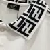 Fendi T-shirts Polo for men Printed collar Black/White #B46587