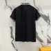 Fendi T-shirts Polo for men Printed collar Black/White #B46587