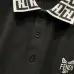 Fendi T-shirts Polo for men Printed collar Black/White #B46587