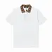 Fendi T-shirts Polo for men Printed collar Black/White #B46589