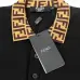 Fendi T-shirts Polo for men Printed collar Black/White #B46589