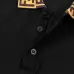 Fendi T-shirts Polo for men Printed collar Black/White #B46589