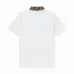 Fendi T-shirts Polo for men Printed collar Black/White #B46589