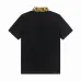 Fendi T-shirts Polo for men Printed collar Black/White #B46589