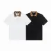 Fendi T-shirts Polo for men Printed collar Black/White #B46589
