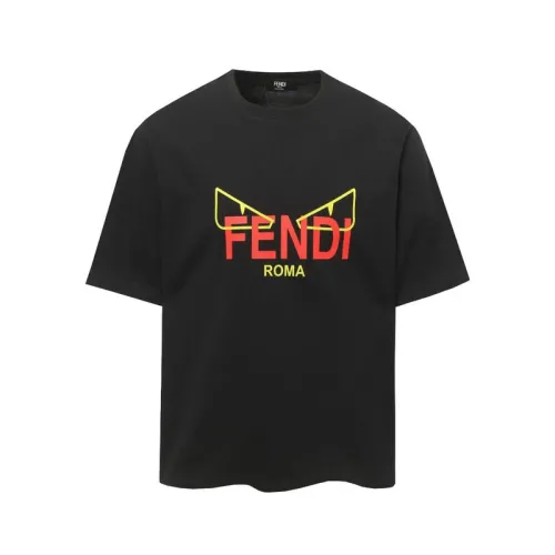 Fendi T-shirts for men Black/White #B49258