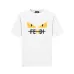 Fendi T-shirts for men Black/White #B50773