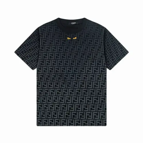 Fendi T-shirts for men Cat's Eye black #B46941