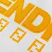 Fendi T-shirts for men yellow logo #B46975