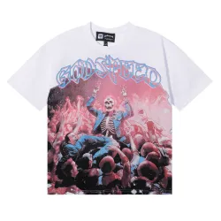 Godspeed "Crowd Surf" Cream T-Shirt Black/White #B48474