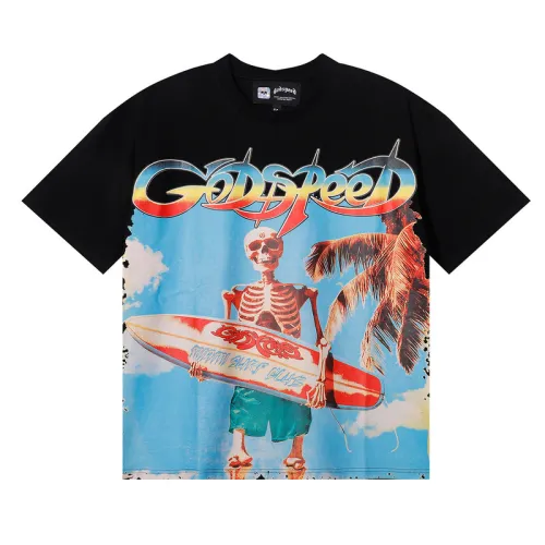 Godspeed-T-Shirts Black/White/Yellow #B50650