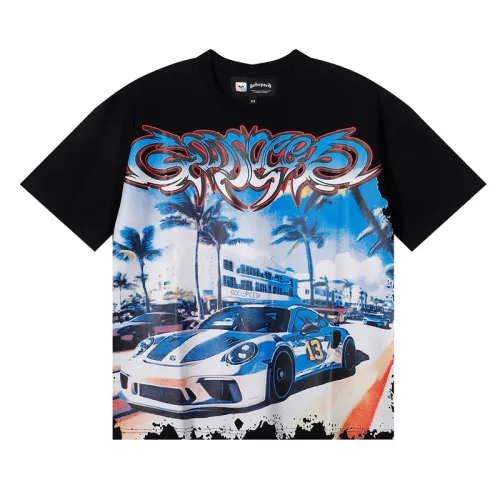 Godspeed-T-Shirts Black/White/Yellow #B50651