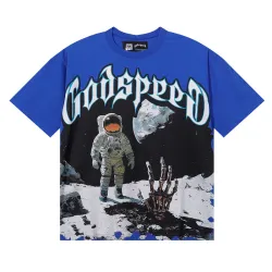 Godspeed-T-Shirts Blue/Black/Yellow #B52519