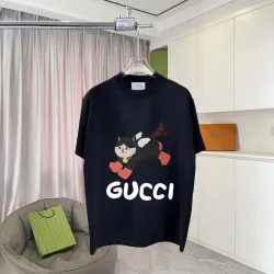  Gucci Men's AAA T-shirts Gucci Cat Embroidery T-shirt Men's #B53683