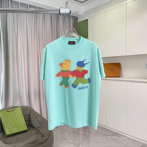 Gucci T-shirts for Gucci Men's Print Cotton AAA T-shirts 4 colors #B54026