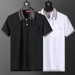 Gucci T-shirts for Gucci Polo Shirts Black/White #B46527