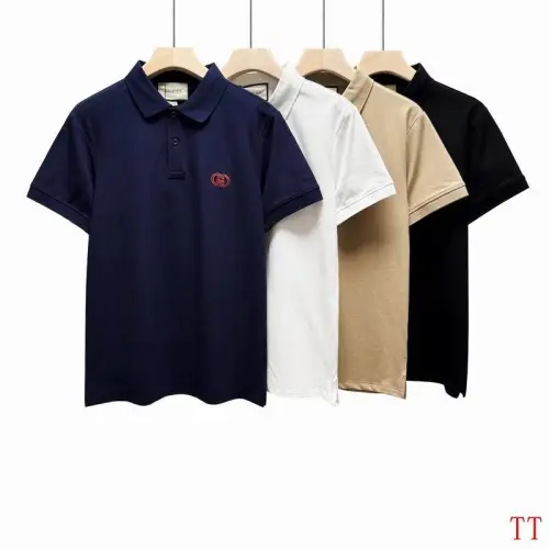 Gucci T-shirts for Gucci Polo Shirts Color Black/White/Khaki/Grey #B46536