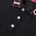 Gucci T-shirts for Gucci Polo Shirts collar logo Black/White #B46534