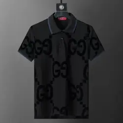 Gucci T-shirts for Gucci Polo Shirts printed Black #B46530