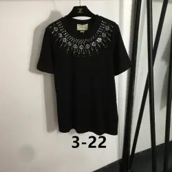 Gucci AAAA T-shirts for Men' t-shirts Black/White #B58247