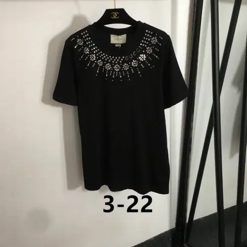 Gucci AAAA T-shirts for Men' t-shirts Black/White #B58247