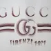 Gucci FIRENZE 1921 Logo Print Crew Neck Casual Short‑Sleeve T‑Shirt #A67601